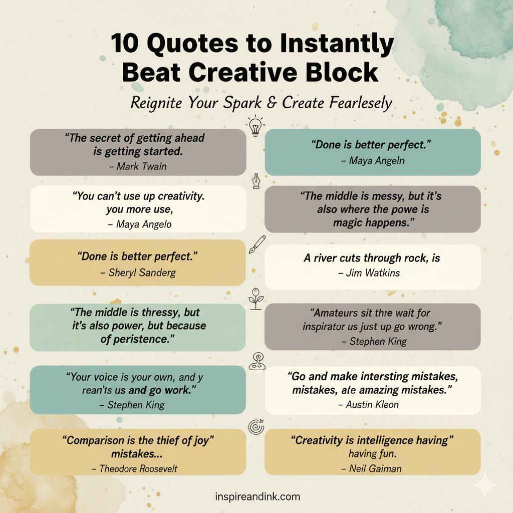 10 Quotes to Instantly Beat Creative Block