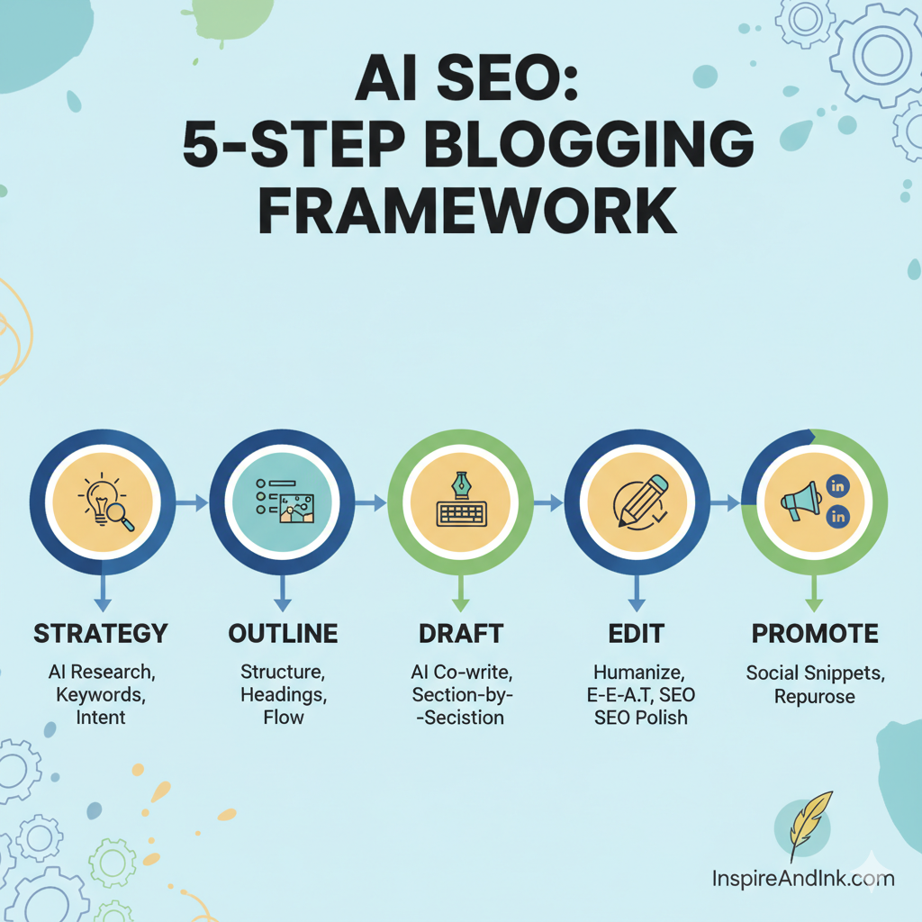 An infographic or flowchart visually representing the 5-step process outlined in this blog post