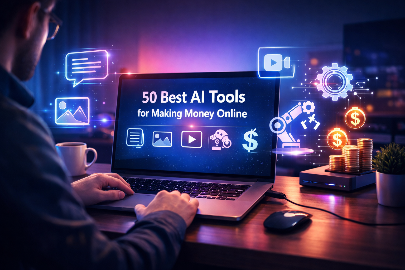 50 Best AI Tools for Making Money Online in 2026 (Free & Paid)