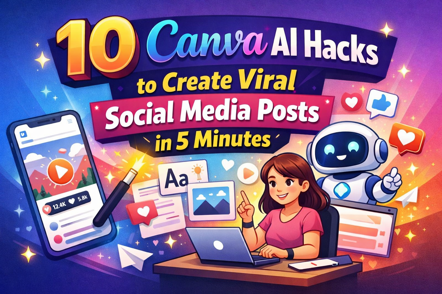 10 Canva AI Hacks to Create Viral Social Media Posts in 5 Minutes ...