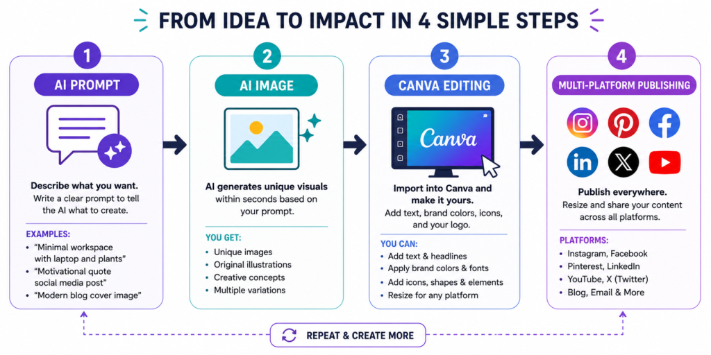 The Smartest Workflow: Combine Canva and AI