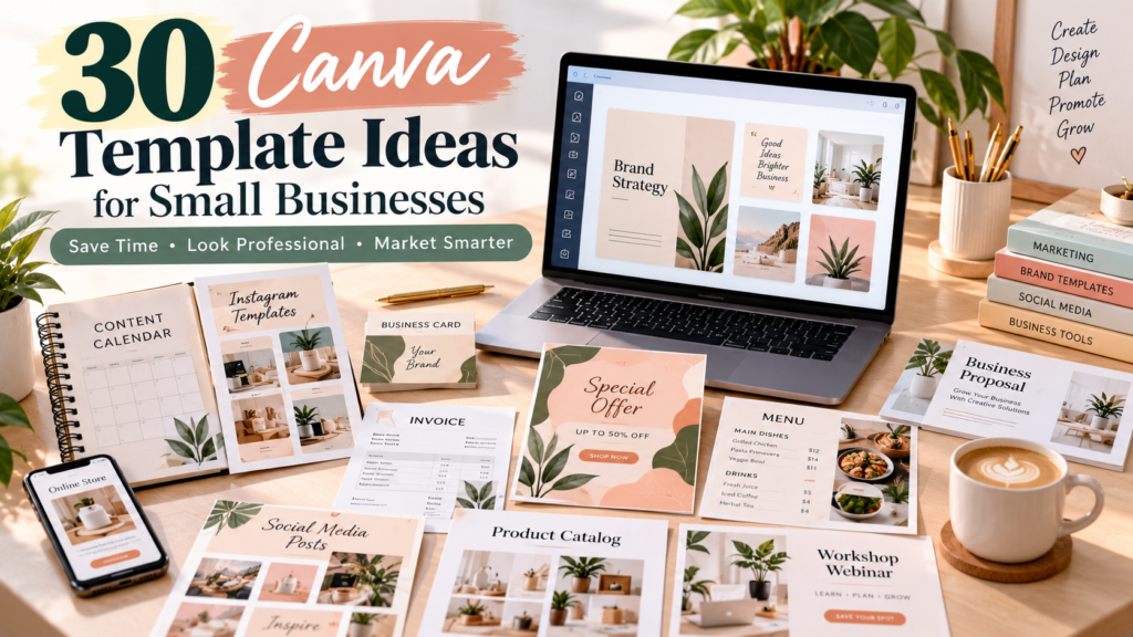 30 Canva Template Ideas for Small Businesses
