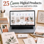 25 Canva Digital Products You Can Create and Sell in 2026